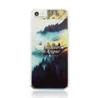 Plastic Hard Cover Case for iPhone 5 5s - Mountain