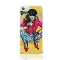 For iPhone 5 5s PC Plastic Phone Case - Hot Lady