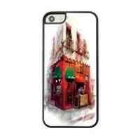 Red Store Painted Plastic Cover Case for iPhone 5 5s