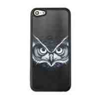 Patterned Plastic Phone Case for iPhone 5c - Owl