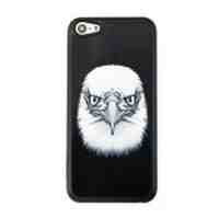 Patterned Plastic Phone Case for iPhone 5c - Eagle