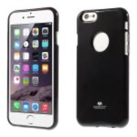 Mercury Glitter Powder Jelly TPU Case for iPhone 6 Plus - Black