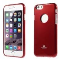 Mercury Glitter Powder TPU Skin Case for iPhone 6 Plus - Red