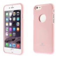 Mercury Glitter Powder TPU Protective Case for iPhone 6 Plus - Pink