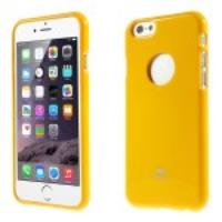 Mercury Glitter Powder Jelly TPU Case for iPhone 6 Plus - Orange