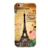 Eiffel Tower & Flowers TPU Cover Case for iPhone 6