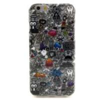 Cartoon Graffiti TPU Shell Case for iPhone 6