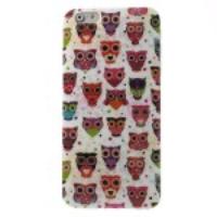 Multiple Owls Glittery Powder Glossy TPU Shell Case for iPhone 6