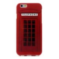 Red Telephone Booth TPU Cover Case for iPhone 6 Plus