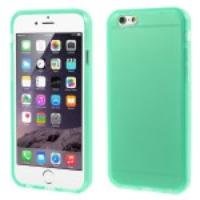 Double Side Frosted TPU Case for iPhone 6 4.7 Inch - Cyan