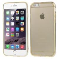 Flexible TPU Gel Skin Case for iPhone 6 Plus - Champagne