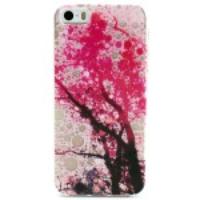 Cherry Blossom Embossed Soft TPU Cover Case for iPhone 5 5s