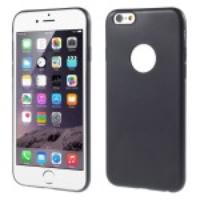 Pure Color TPU Gel Case for iPhone 6 4.7 inch - Black