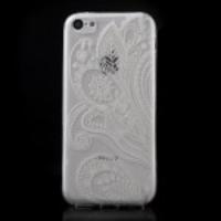 Ultra Slim TPU Case Cover for iPhone 5C - Paisley Flower