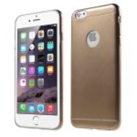 Electroplating TPU Shell Case for iPhone 6 Plus - Gold