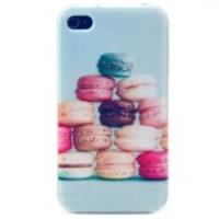 Macaron Cookies TPU Shell Case for iPhone 4s 4