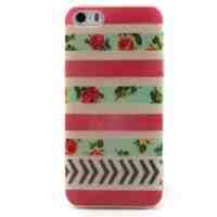 Roses Pattern TPU Protective Case for iPhone 5 5s