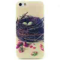 Bird Nest Pattern TPU Protective Case for iPhone 5 5s