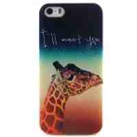 Giraffe and Starry Sky TPU Gel Case for iPhone 5 5s