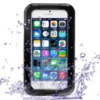 IP68 Waterproof Dustproof Case for iPhone 6 with Stand - Black