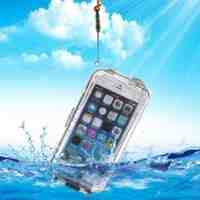 IPX8 40m Professional Waterproof Housing Case for iPhone 6 Plus - Black