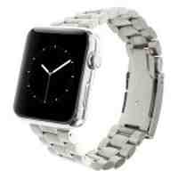 Stainless Steel Buckle Watch Strap Band for Apple Watch 42mm - Silver