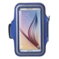 Gym Running Jogging Sports Armband Cover for Samsung Galaxy S6 G920 / S6 Edge G925 - Blue