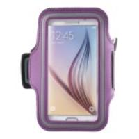 Gym Running Jogging Sports Armband Cover for Samsung Galaxy S6 G920 / S6 Edge G925 - Purple
