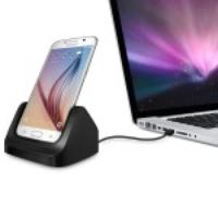Charger Dock Docking Station Cradle for Samsung Galaxy S6 / S6 Edge - Black