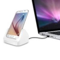 Charger Dock Docking Station Cradle for Samsung Galaxy S6 / S6 Edge - White
