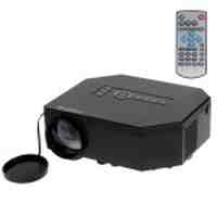 UC30 Household Mini Multimedia HD Portable 1080P LED Projector - Black