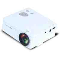 UHAPPY U18 Mini Projector Remote Control Support HDMI USB SD VGA AV for Android and iOS - White