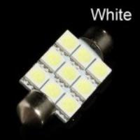 39MM 9 SMD 5050 LED Festoon Dome Bulb Light Lamp