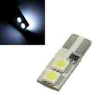 T10 SMD 5050 4-LED 0.7W 12V Car Parking Lamp Turn Signal LED Light - Cool White