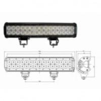 15-inch LED Light Bar 90W 6300LM 30-LED CREE Truck Tailer Lamp (RLD-90W-S) - Spot Beam