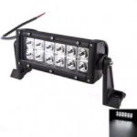 7.5-inch LED Light Bar 36W 2400LM 12-LED Epistar Truck Tailer Lamp (RLD-36WB-S) - Spot Beam