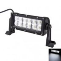 7.5-inch LED Light Bar 36W 2400LM 12-LED Epistar Truck Tailer Lamp (RLD-36WB-F) - Flood Beam