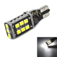 JMT-T10 10W 800lm 15-LED 2835SMD Decoding LED Car Clearance Lamp CANBUS Error-Free DC12V - White Light