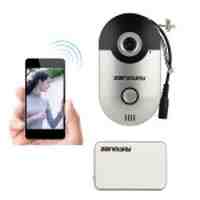 ZONEWAY ZW-D1 Free iOS and Android APP Wifi Video Doorbell with 10 Meters Night Vision