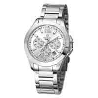 MEGIR Men Mechanical Watch Stainless Steel Wrist Watch Waterproof - Silver