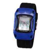 SKMEI Car Shape Students Electronic Watch with Calendar/Stop Watch - Blue