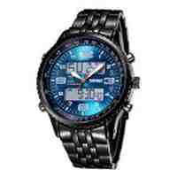 SKMEI Men Military Sport Watch Quartz Digital Wrist Watch - Blue