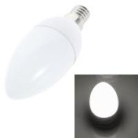 E14 4.5W 180 Degree 16-LED 2835 Icicles LED Candle Bulb Light White Shell - Cool White