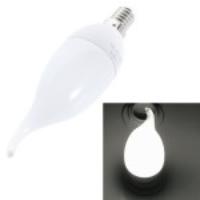 E14 4.5W 180 Degree 16-LED 2835 Tail LED Candle Bulb Light White Shell - Cool White