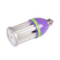 E27 18W 1530-1710Lumens 2835 SMD 98-LED Corn Light Lamp Bulb LED-6032 - Purple Shell / Warm White Light