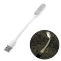 Mini USB LED Light Adjust Angle Portable Flexible Led Lamp - White