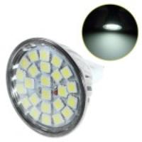 MR16 24-LED 5050 SMD Aluminum LED Spot Lamp 4W 360LM - Cool White (6000-6500K)