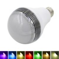 JBL-01 E27 8W Bluetooth V2.1 Smart Speaker Colored LED Bulb Light for iOS / Android (AC 85-265V)