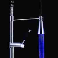 LD8009-A2 Water Glow LED Faucet Tap - Blue Light