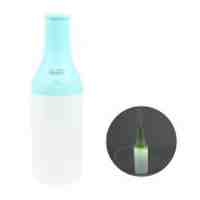 USB Powered Bottle Shape Humidifier with Led Night Light - Blue